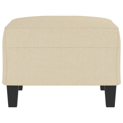 Voetenbank Stof Kleurig 70 x 55 x 41 cm Crème