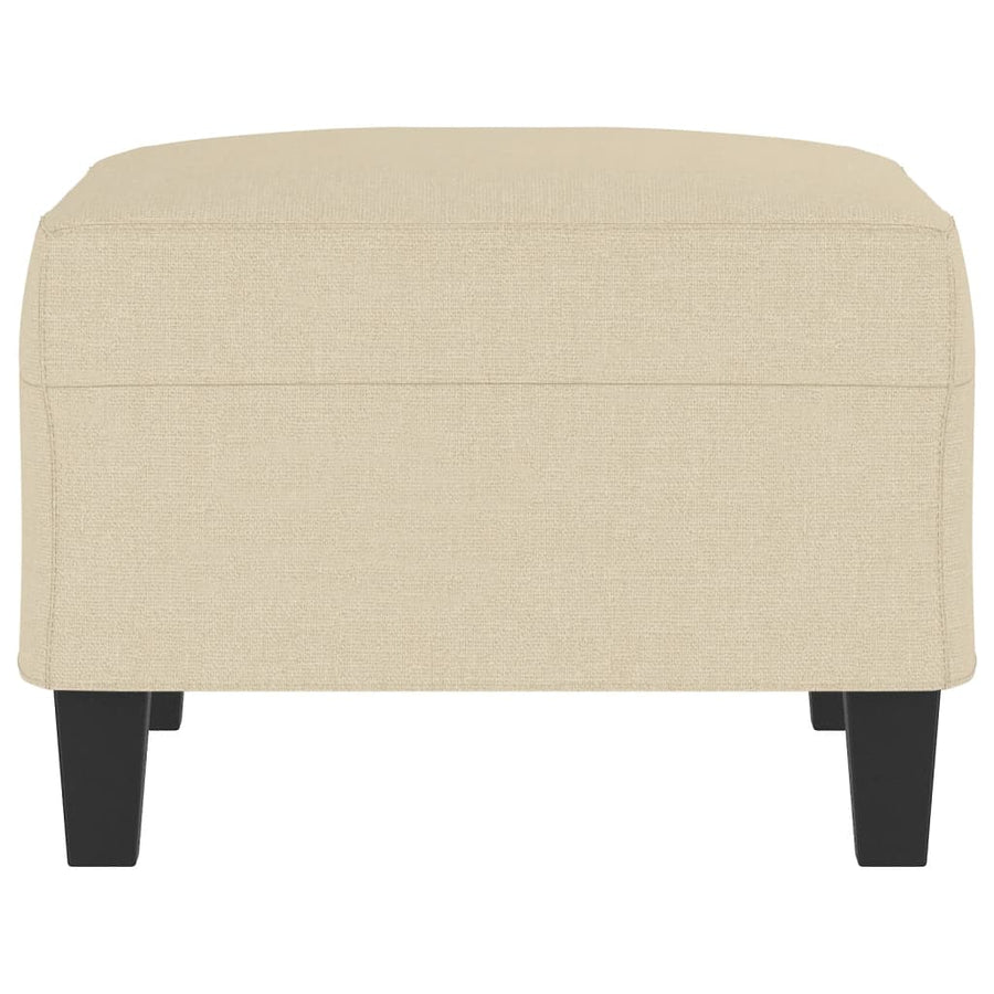 Voetenbank Stof Kleurig 70 x 55 x 41 cm Crème
