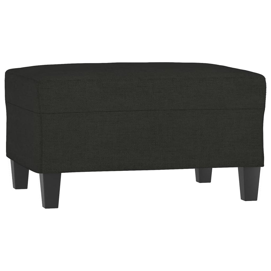 Voetenbank 70X55X41 Cm Stof Zwart