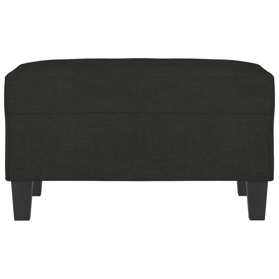 Voetenbank 70X55X41 Cm Stof Zwart