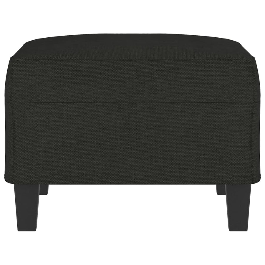 Voetenbank 70X55X41 Cm Stof Zwart