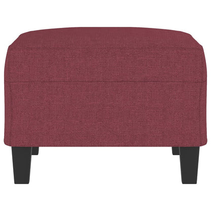 Voetenbank Stof 70 x 55 x 41 cm Wijnrood