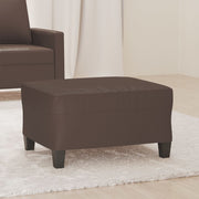 Footstool 70x55x41 cm faux leather brown