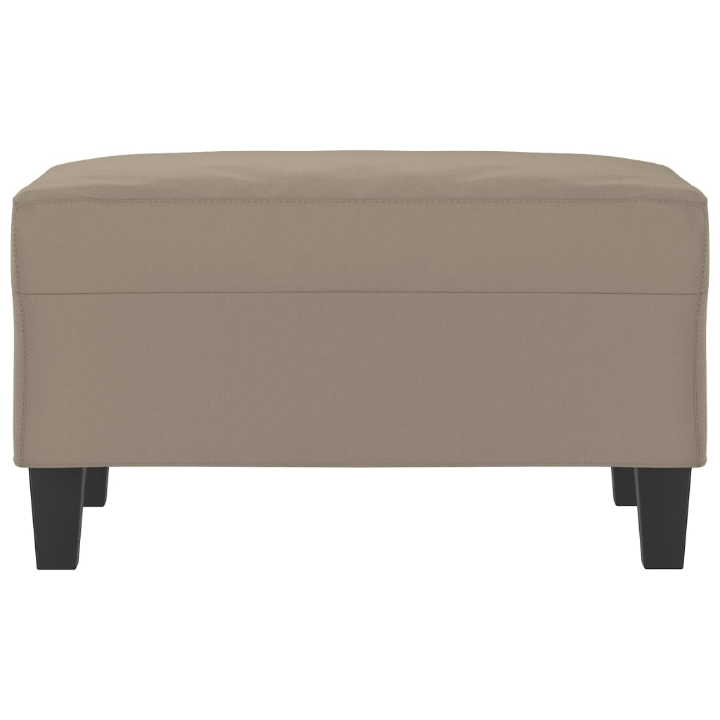 Voetenbank 70X55X41 Cm Microvezelstof Taupe