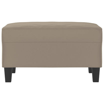 Voetenbank 70X55X41 Cm Microvezelstof Taupe