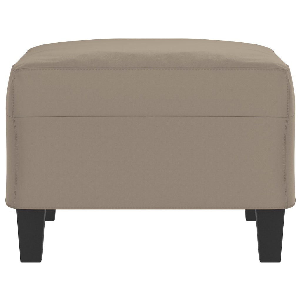 Voetenbank 70X55X41 Cm Microvezelstof Taupe