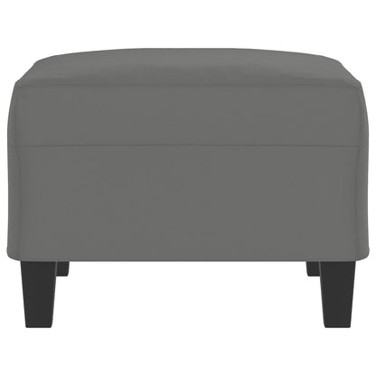 Voetenbank 70X55X41 Cm Microvezelstof Donkergrijs
