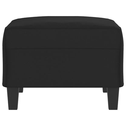 Voetenbank 70X55X41 Cm Microvezelstof Zwart