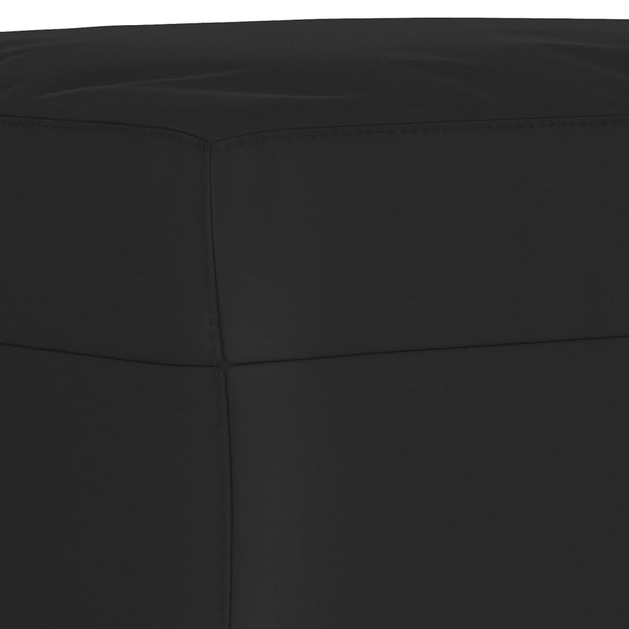 Voetenbank 70X55X41 Cm Microvezelstof Zwart