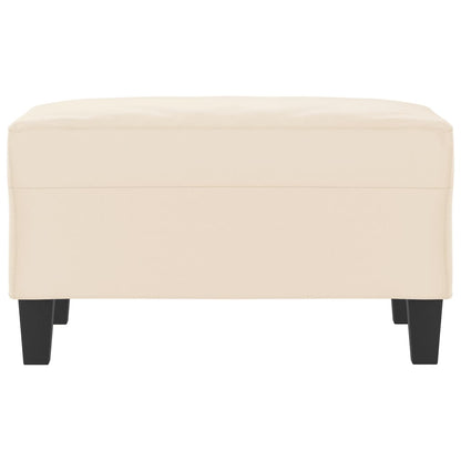 Voetenbank 70X55X41 Cm Microvezelstof Beige