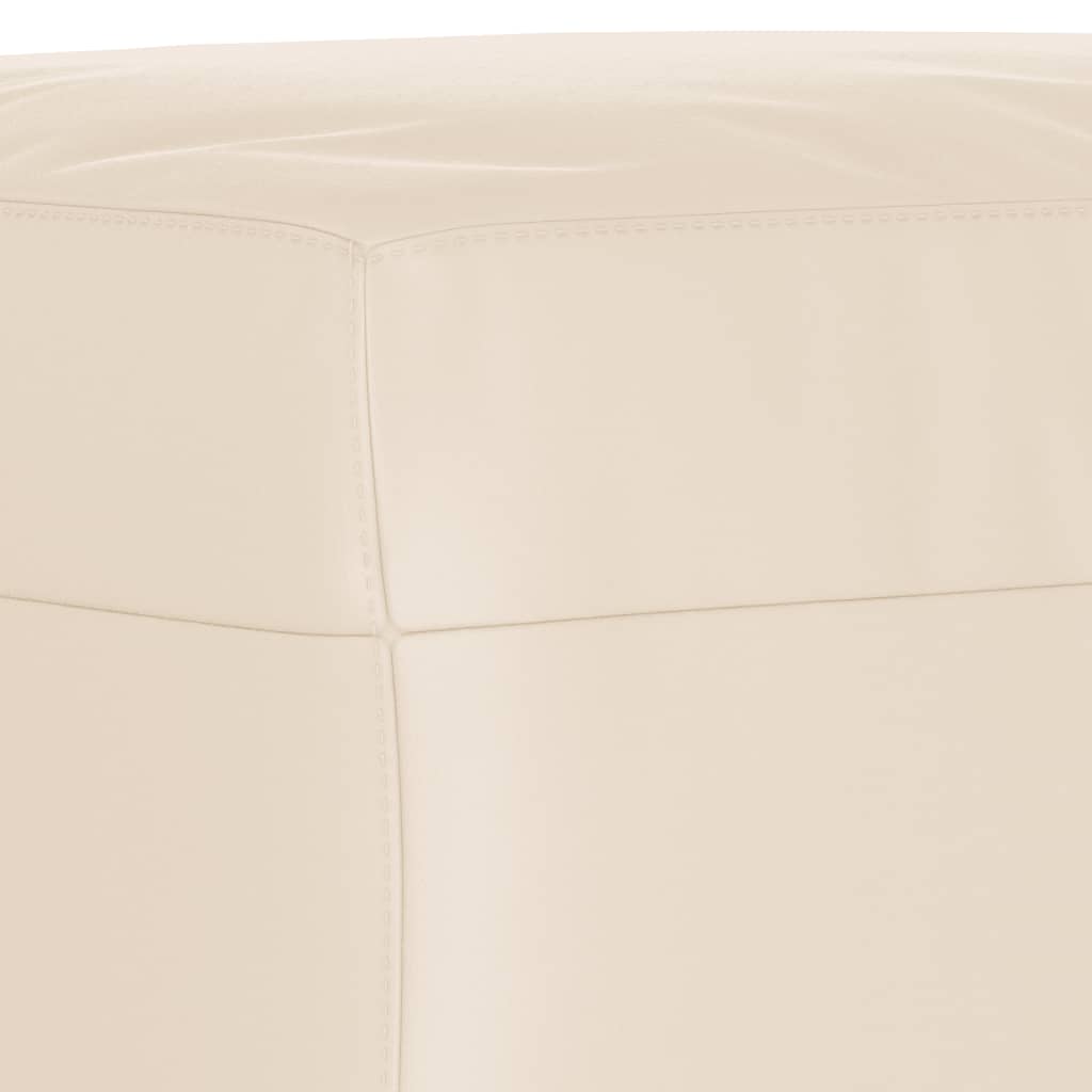 Voetenbank 70X55X41 Cm Microvezelstof Beige