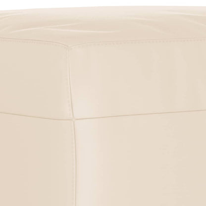 Voetenbank 70X55X41 Cm Microvezelstof Beige