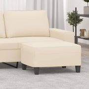 Voetenbank 70x55x41 cm microvezel beige