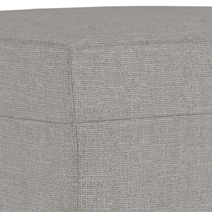 Bankje 70X35X41 Cm Stof Lichtgrijs