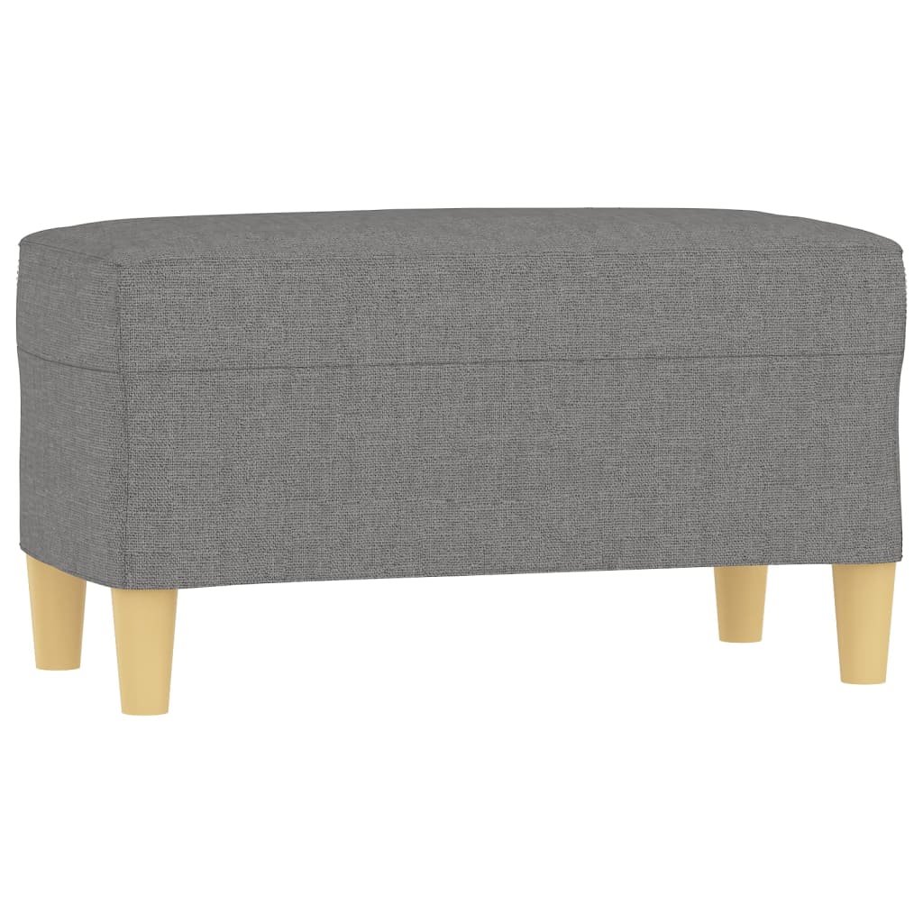 Bankje 70X35X41 Cm Stof Donkergrijs