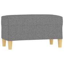 Bankje 70X35X41 Cm Stof Donkergrijs