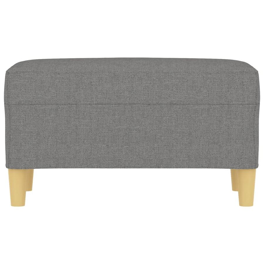 Bankje 70X35X41 Cm Stof Donkergrijs