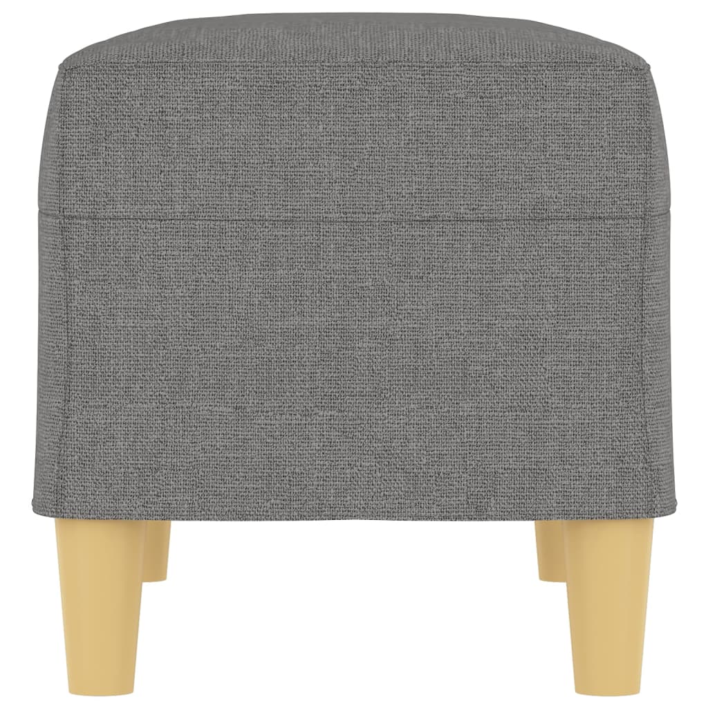 Bankje 70X35X41 Cm Stof Donkergrijs