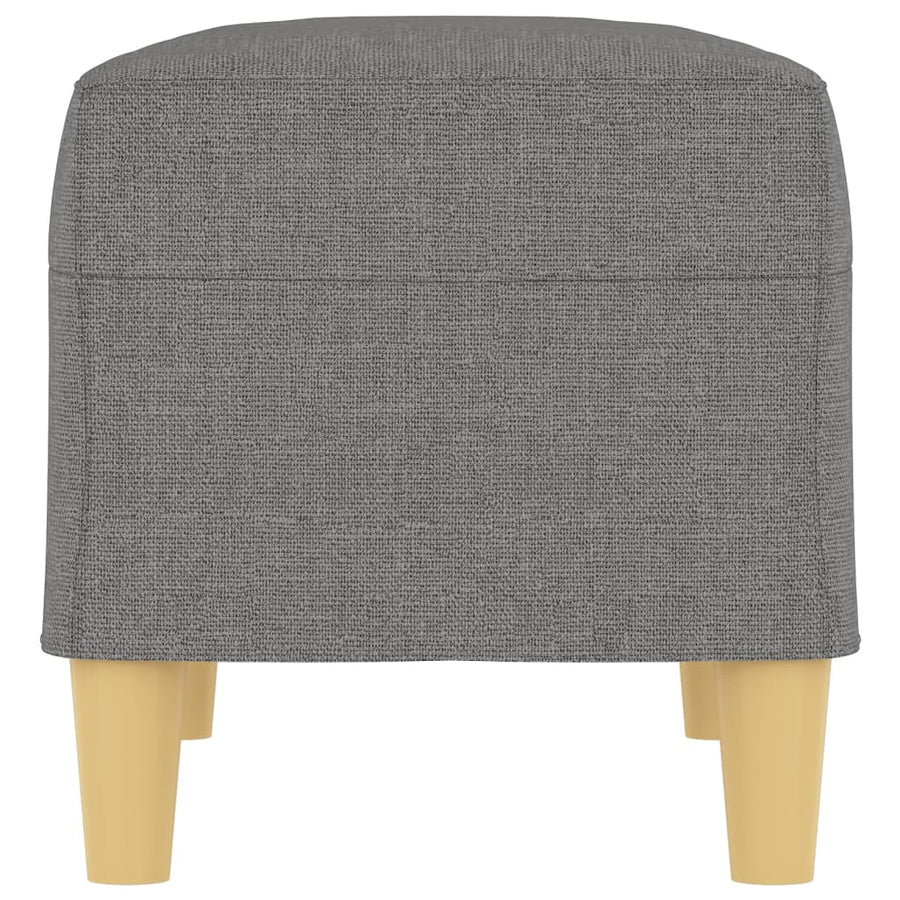 Bankje 70X35X41 Cm Stof Donkergrijs