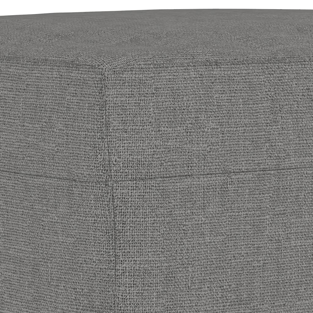 Bankje 70X35X41 Cm Stof Donkergrijs