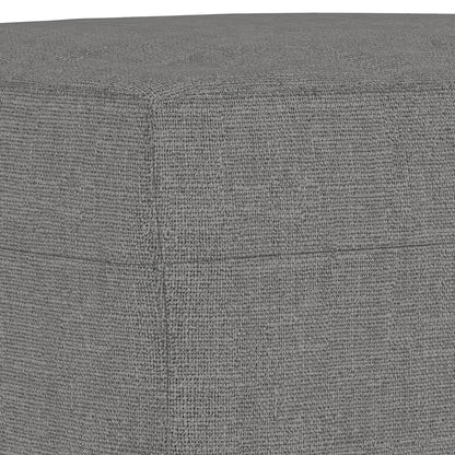 Bankje 70X35X41 Cm Stof Donkergrijs