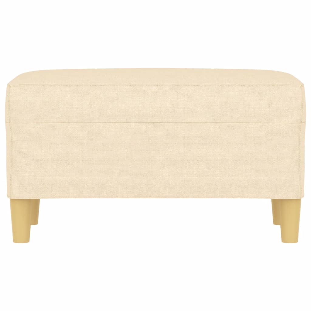Bankje 70X35X41 Cm Stof Crèmekleurig