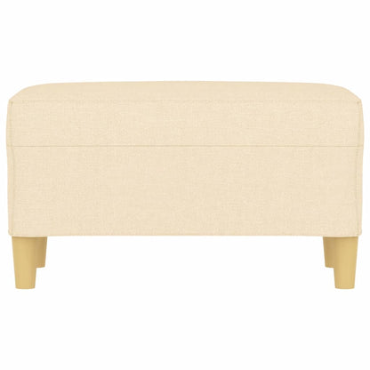 Bankje 70X35X41 Cm Stof Crèmekleurig