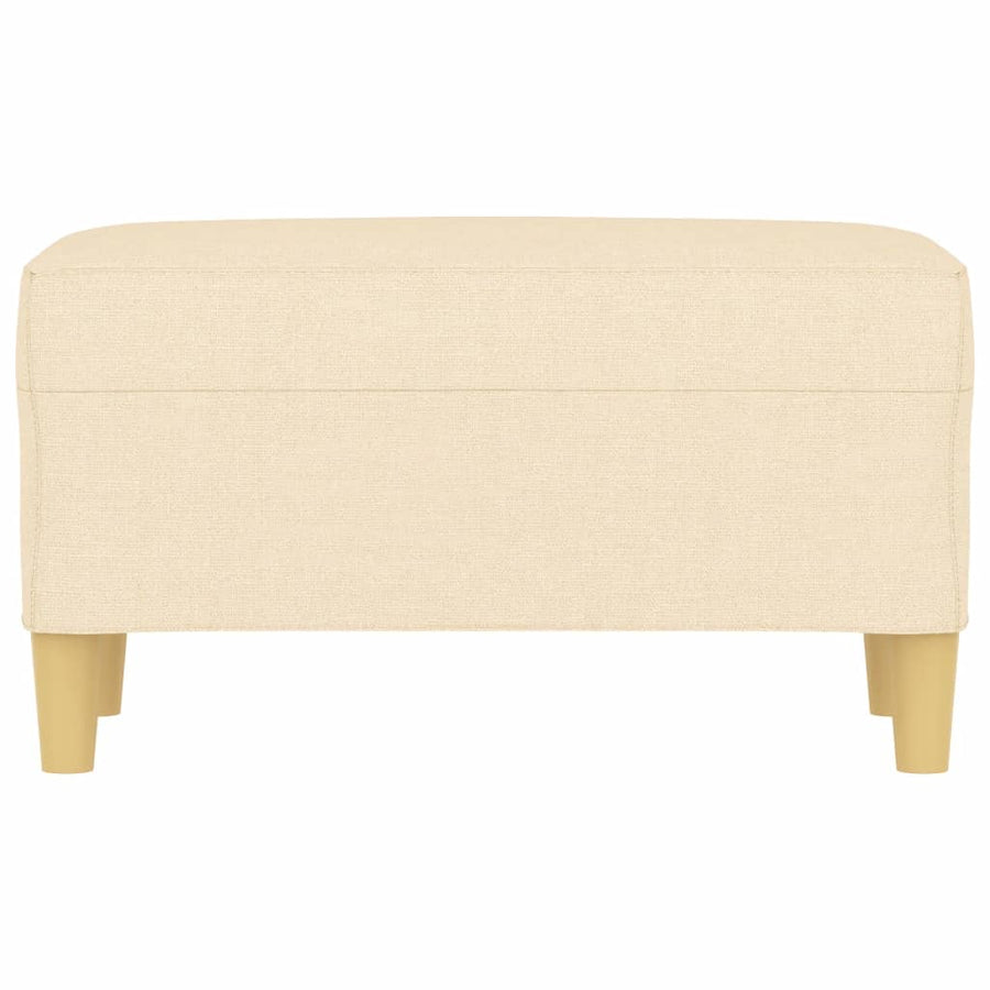 Bankje 70X35X41 Cm Stof Crèmekleurig