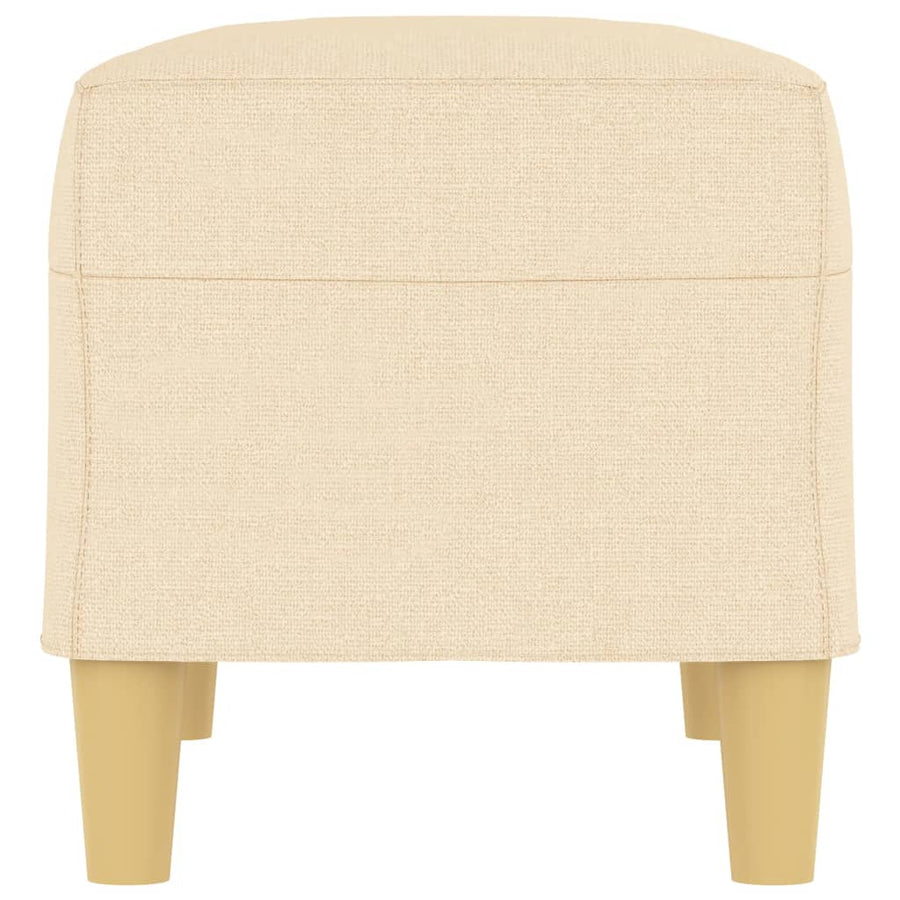 Bankje 70X35X41 Cm Stof Crèmekleurig