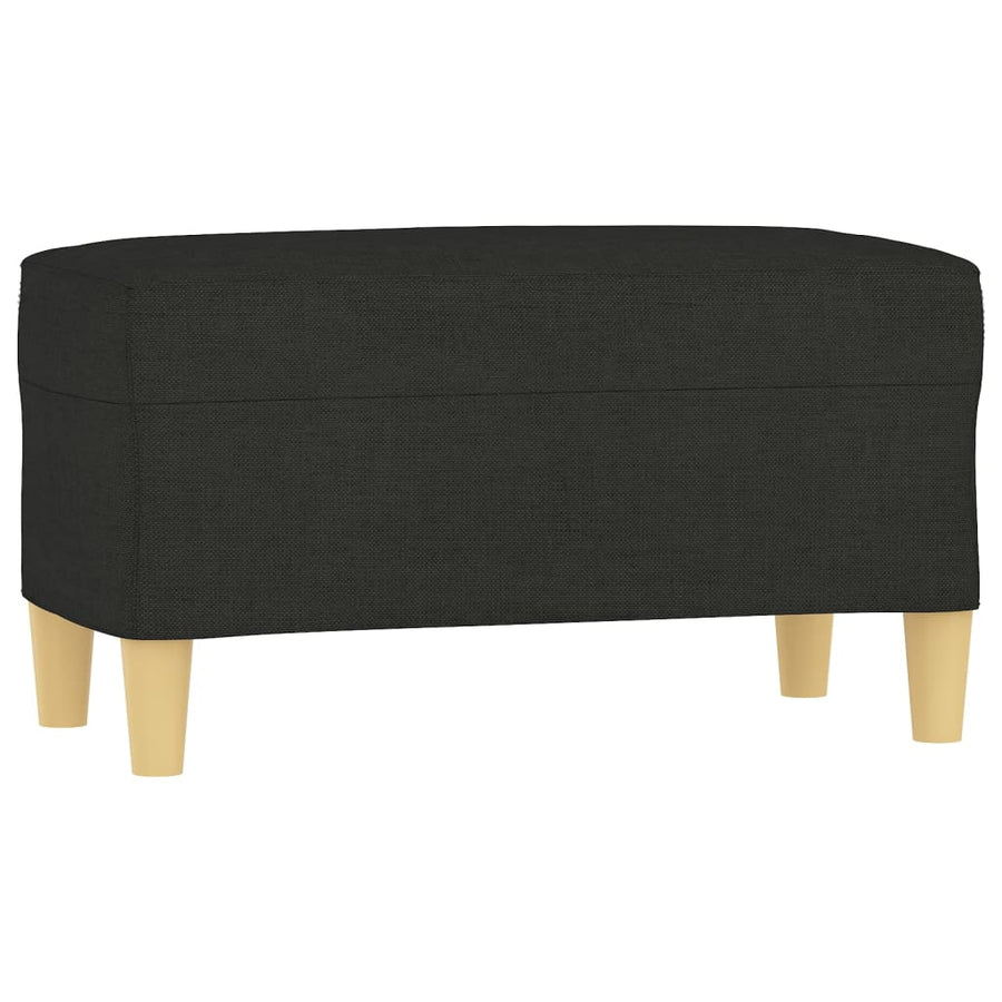 Bankje 70X35X41 Cm Stof Zwart