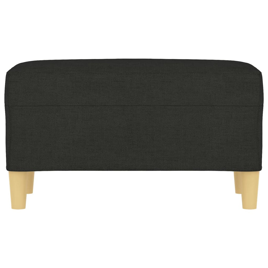 Bankje 70X35X41 Cm Stof Zwart