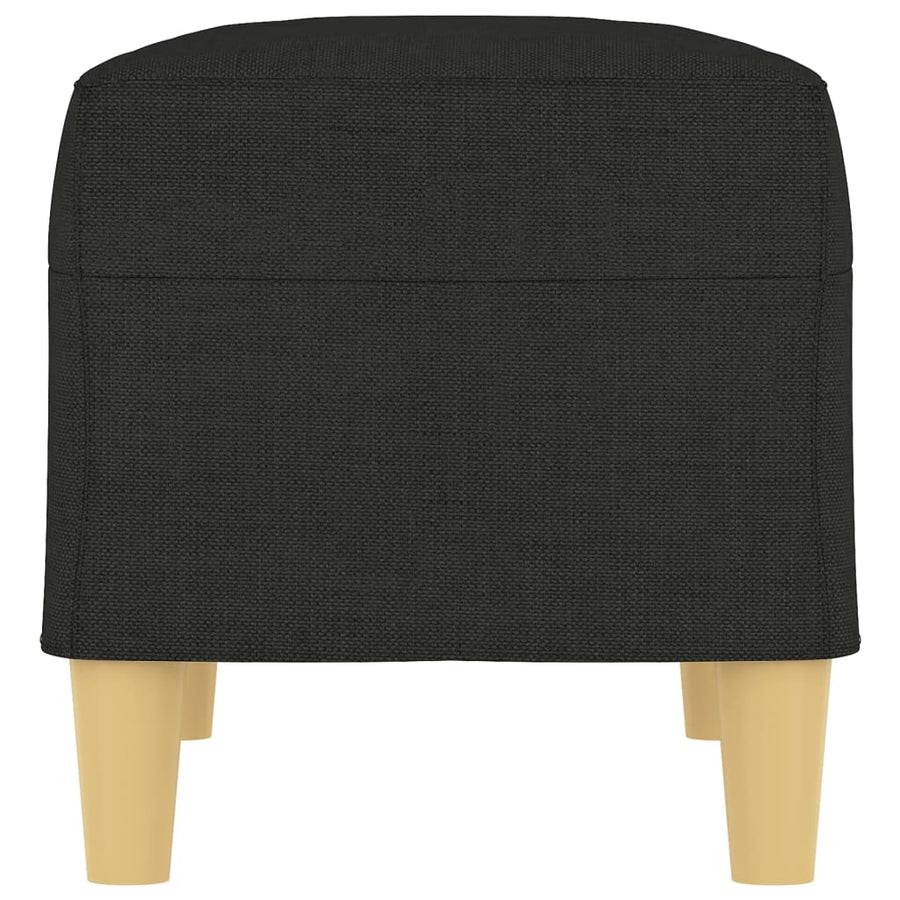 Bankje 70X35X41 Cm Stof Zwart