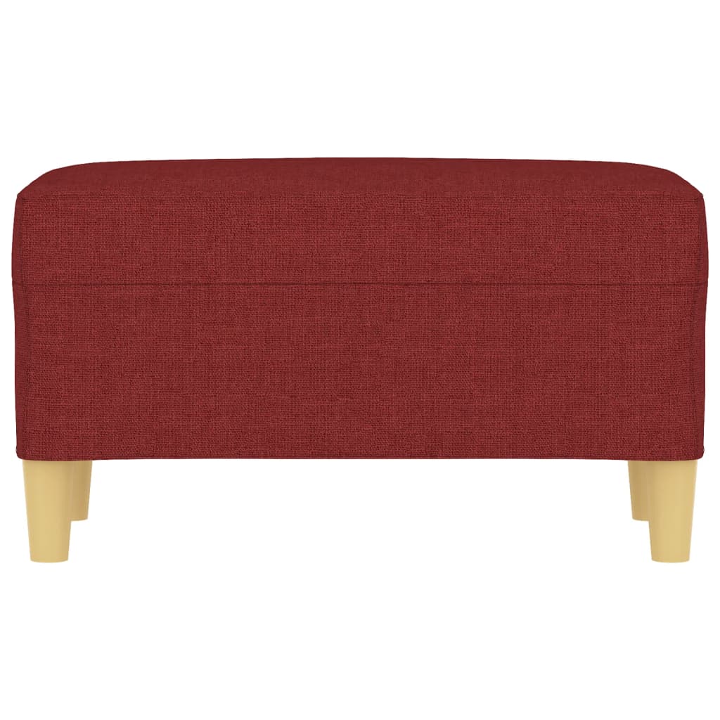 Bankje 70X35X41 Cm Stof Wijnrood 70 x 35 x 41 cm