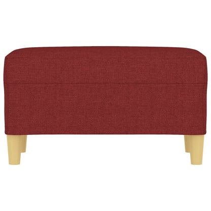 Bankje 70X35X41 Cm Stof Wijnrood 70 x 35 x 41 cm