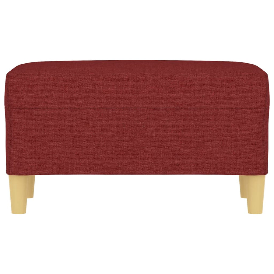 Bankje 70X35X41 Cm Stof Wijnrood 70 x 35 x 41 cm