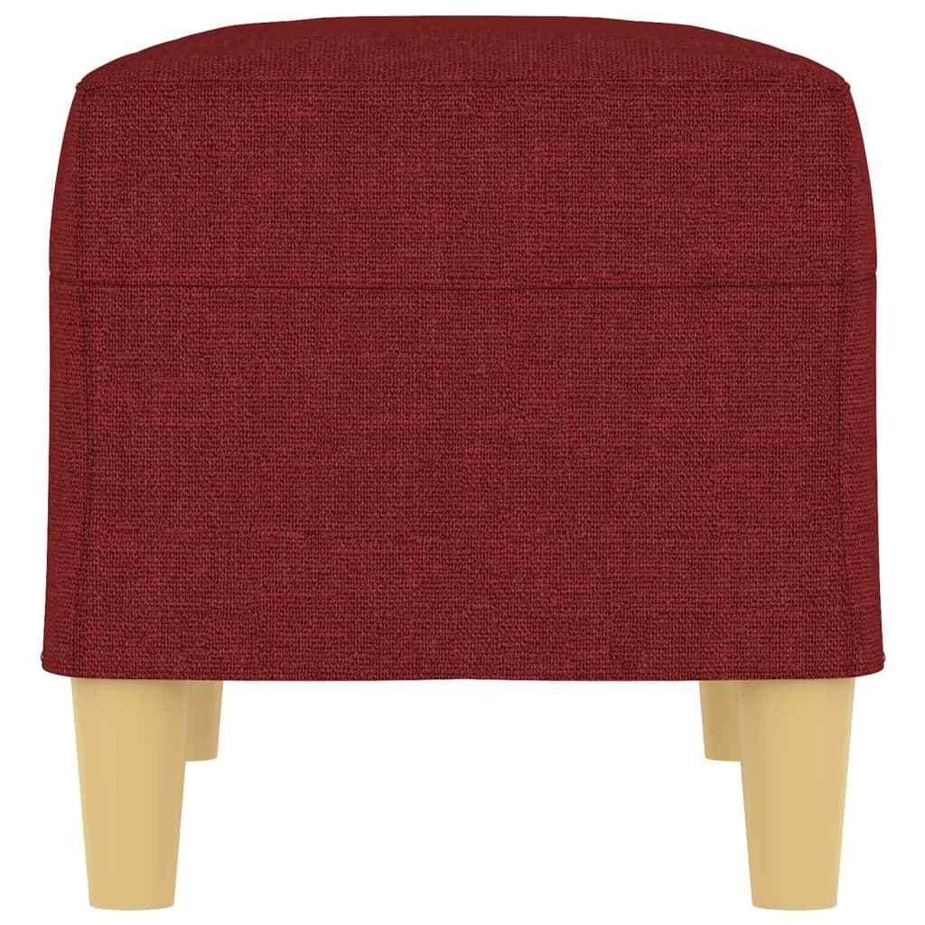 Bankje 70X35X41 Cm Stof Wijnrood 70 x 35 x 41 cm