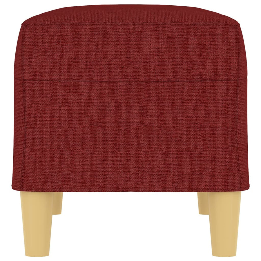 Bankje 70X35X41 Cm Stof Wijnrood 70 x 35 x 41 cm