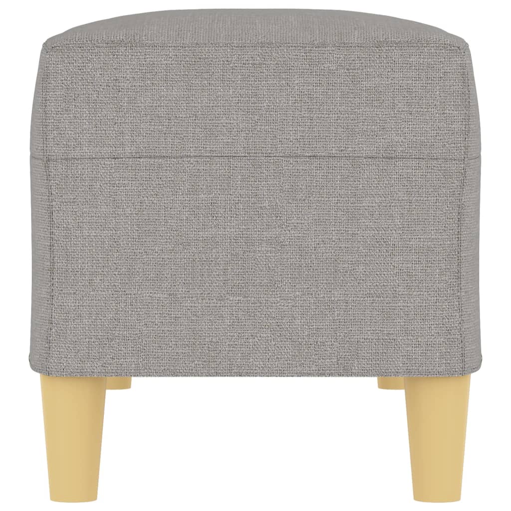 Bankje 100X35X41 Cm Stof Lichtgrijs