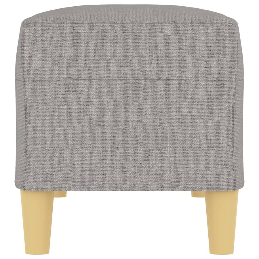 Bankje 100X35X41 Cm Stof Lichtgrijs