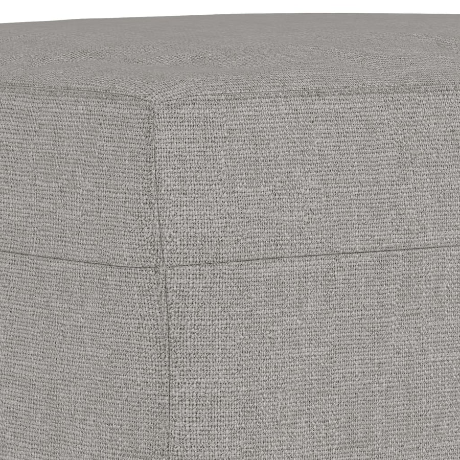 Bankje 100X35X41 Cm Stof Lichtgrijs