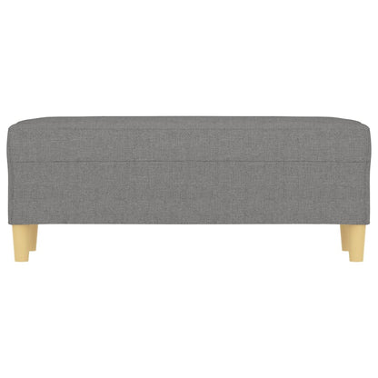 Bankje 100X35X41 Cm Stof Donkergrijs