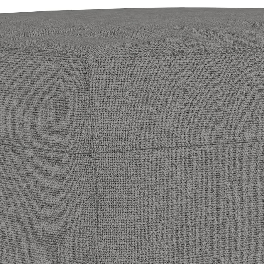 Bankje 100X35X41 Cm Stof Donkergrijs
