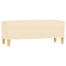 Bankje 100X35X41 Cm Stof Crèmekleurig