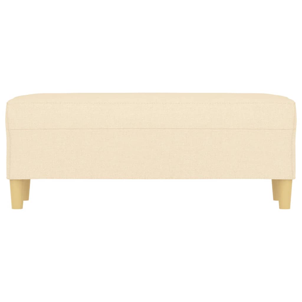 Bankje 100X35X41 Cm Stof Crèmekleurig