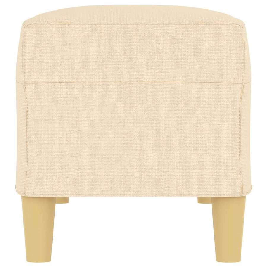 Bankje 100X35X41 Cm Stof Crèmekleurig