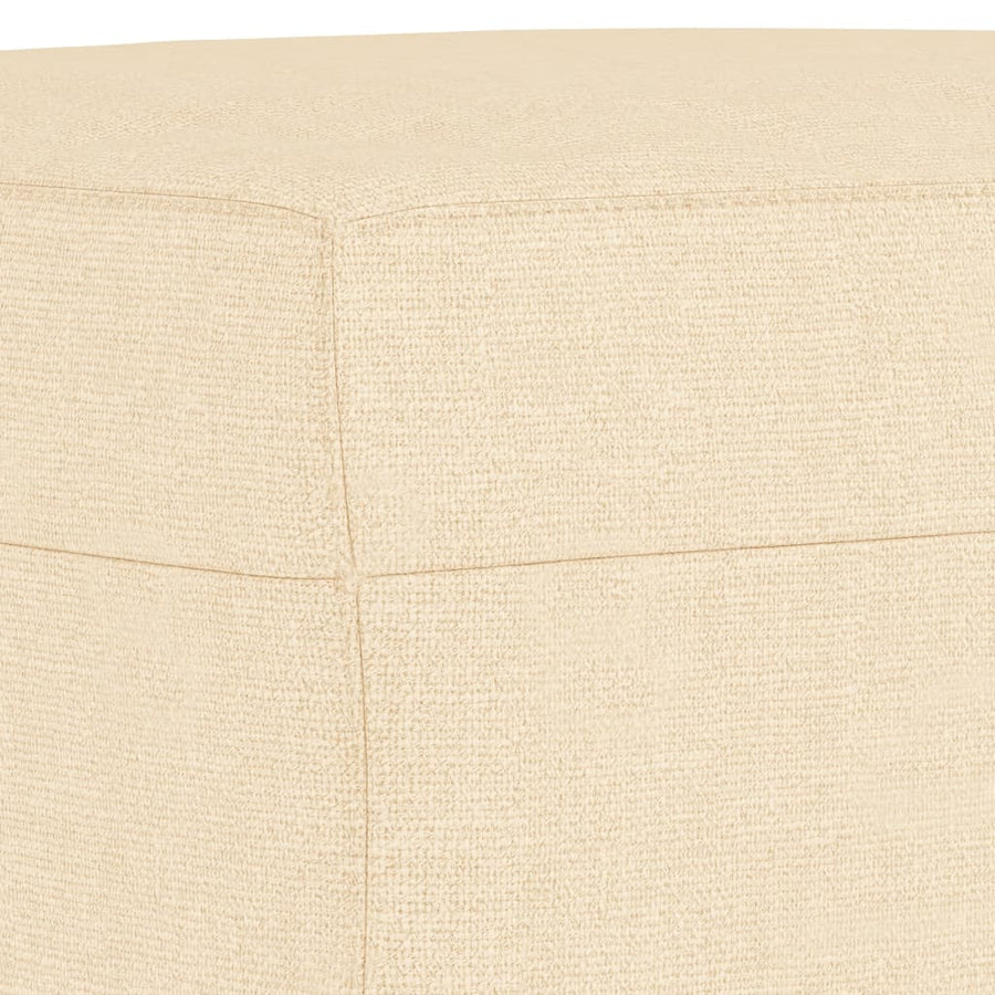 Bankje 100X35X41 Cm Stof Crèmekleurig