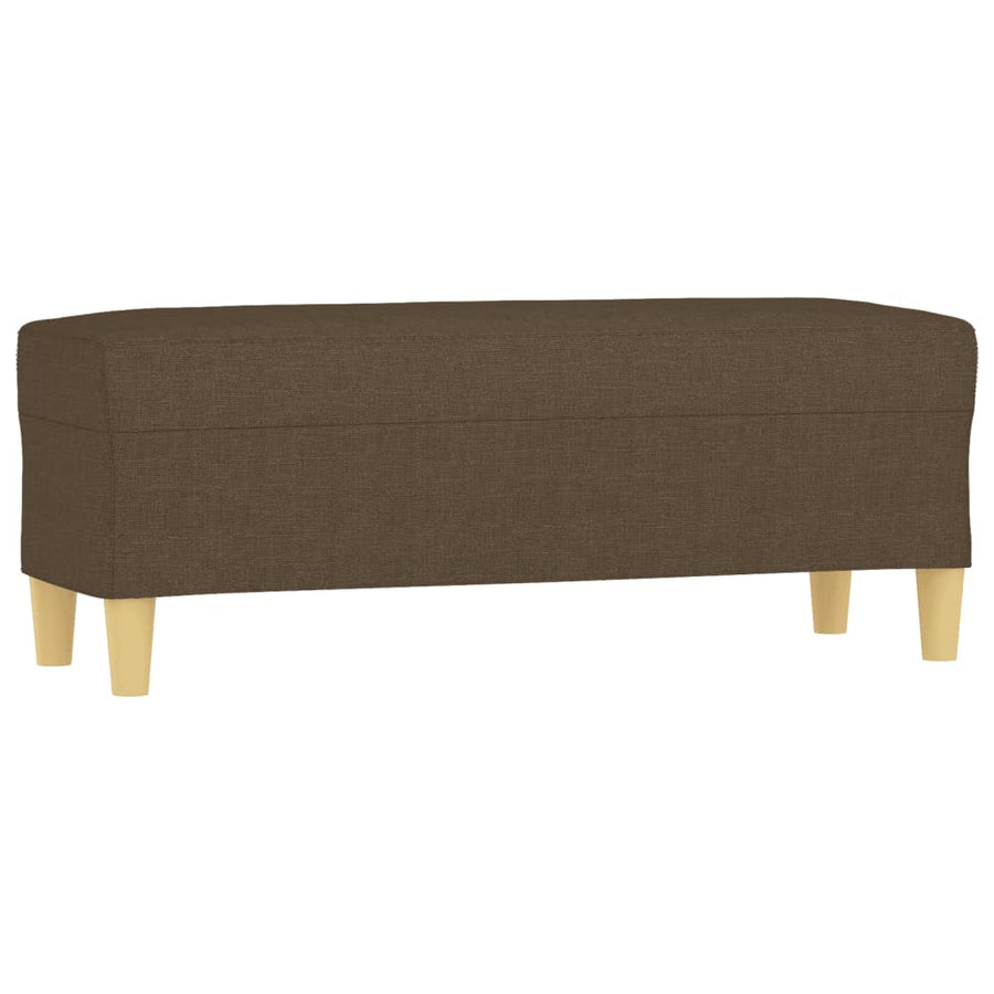Bankje 100X35X41 Cm Stof Bruin