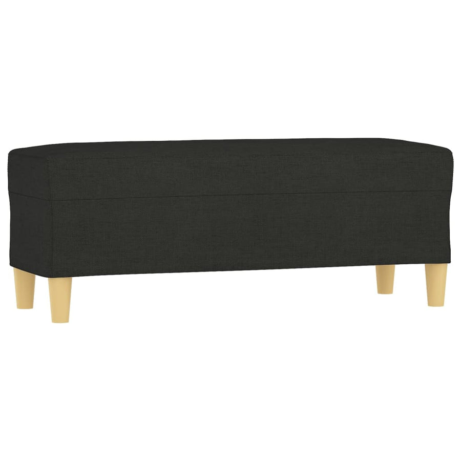 Bankje 100X35X41 Cm Stof Zwart