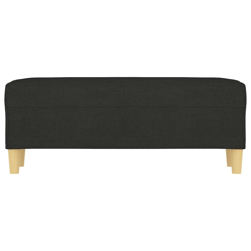 Bankje 100X35X41 Cm Stof Zwart