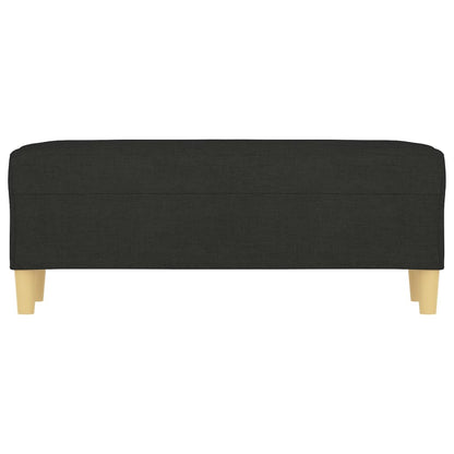 Bankje 100X35X41 Cm Stof Zwart